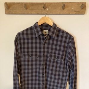 J. Crew Flannel Shirt - Grey Buffalo Check - Slim Medium